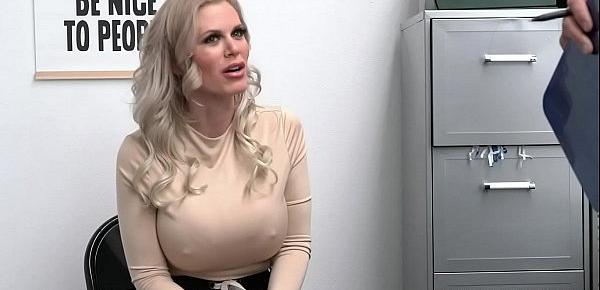  Big tits blonde milf Casca Akashova caught stealing and punished